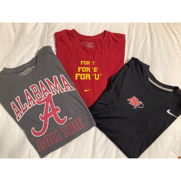 Nike And Colessium Other - Lot Of 3 Mens XL Short Sleeve Graphic T Shirts Bundle Nike Colosseum Dri Fit